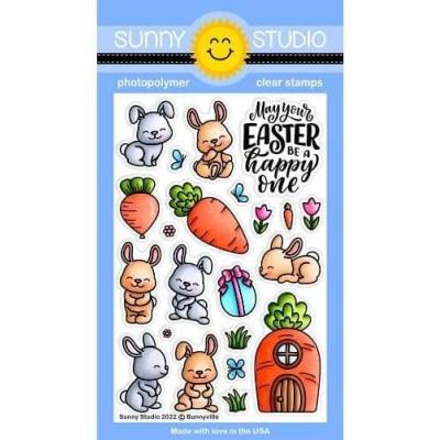 Sunny Studio Clear Stamps - Bunnyville